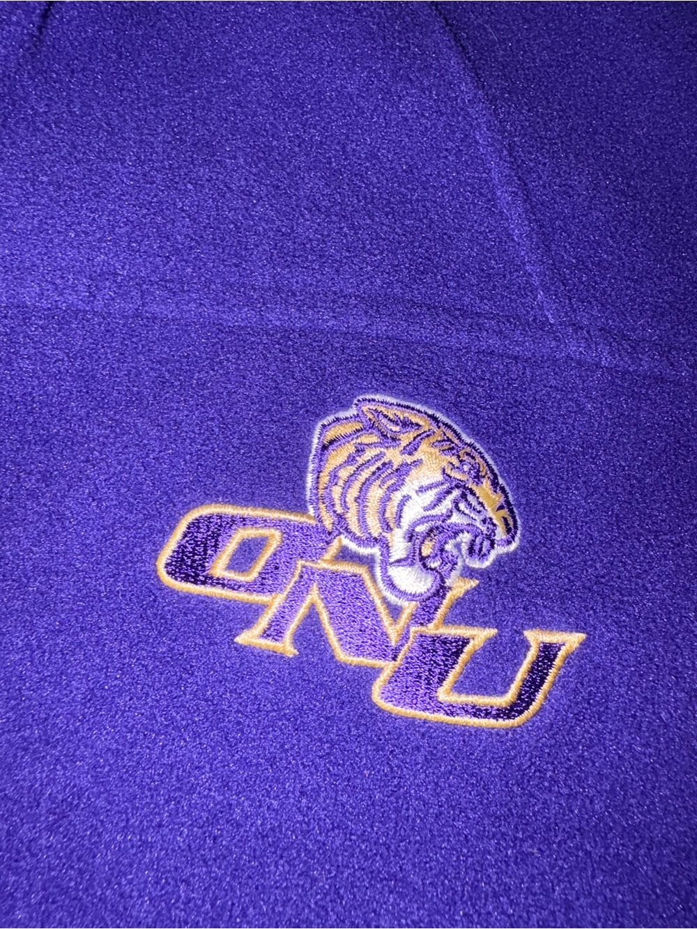 Columbia Olivet Nazarene University  Purple Fleece Jacket with ONU Logo - Picture 2 of 4